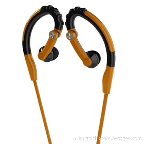 2014 Newest Design Waterproof Sports Earhook with 80 Degrees Rotation Clip-on Loop